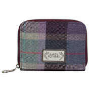 Earth Squared Purple Tweed Wallet