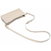 Every Other Beige V Top Crossbody Shoulder Bag