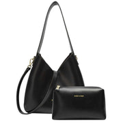 Every Other Black Medium V Slouch Shoulder Bag