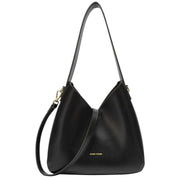 Every Other Black Medium V Slouch Shoulder Bag