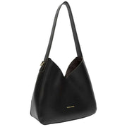 Every Other Black Medium V Slouch Shoulder Bag