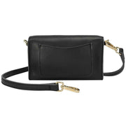 Every Other Black Mini Flapover Crossbody Shoulder Bag