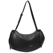 Every Other Black Tassel Slouch Shoulder Bag