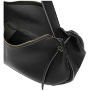 Every Other Black Tassel Slouch Shoulder Bag