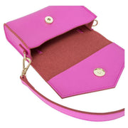 Every Other Pink Mini Flapover Crossbody Shoulder Bag