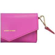 Every Other Pink Mini Flapover Crossbody Shoulder Bag