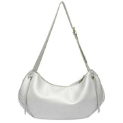 Every Other Silver Tassel Slouch Shoulder Bag