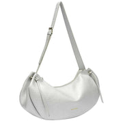 Every Other Silver Tassel Slouch Shoulder Bag