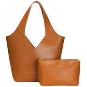 Every Other Tan Twin Strap Halter Tote Bag