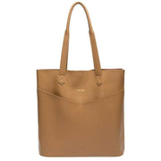 Every Other Tan V Twin Pocket Tote Bag