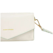 Every Other White Mini Flapover Crossbody Shoulder Bag