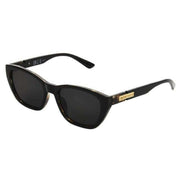 Foster Grant Black Angled Cat Eye Sunglasses