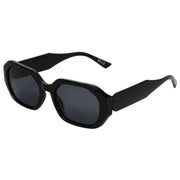 Foster Grant Black Geo Rectangle Sunglasses