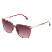 Foster Grant Pink Glam Metal-Arm Square Sunglasses