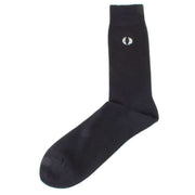 Fred Perry Black Classic Laurel Wreath Socks