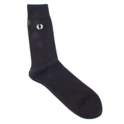 Fred Perry Black Classic Laurel Wreath Socks