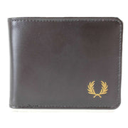 Fred Perry Black Coated Billfold Wallet