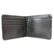 Fred Perry Black Coated Billfold Wallet