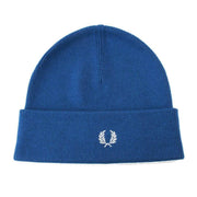 Fred Perry Blue Merino Wool Beanie