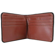 Fred Perry Brown Coated Billfold Wallet