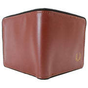 Fred Perry Brown Coated Billfold Wallet