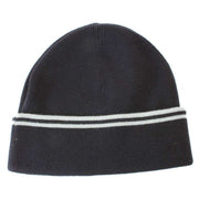 Fred Perry Navy Twin Tipped Merino Wool Beanie