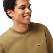 Lacoste Beige Organic Brushed Cotton Sweatshirt