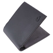 Lacoste Black Classic Small Folding Wallet