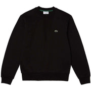 Lacoste Black Organic Brushed Cotton Sweatshirt