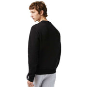 Lacoste Black Organic Brushed Cotton Sweatshirt