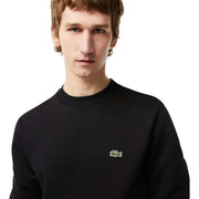 Lacoste Black Organic Brushed Cotton Sweatshirt