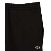 Lacoste Black Organic Cotton Fleece Joggers