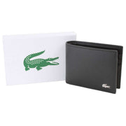 Lacoste Black Small Billfold ID Wallet