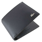 Lacoste Black Small Billfold Wallet