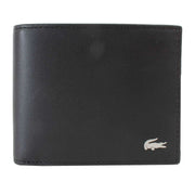 Lacoste Black Small Billfold Wallet