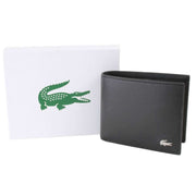 Lacoste Black Small Billfold Wallet