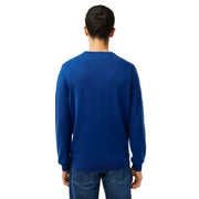 Lacoste Blue Organic Cotton Crew Neck Sweatshirt