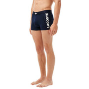 Lacoste Navy Croc Waist 3 Pack Trunks