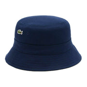 Lacoste Navy Organic Cotton Pique Bucket Hat