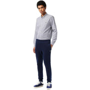 Lacoste Navy Slim Fit Organic Cotton Fleece Jogging Bottoms