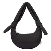 Lefrik Black Biwa Puffy Mirco Shoulder Bag