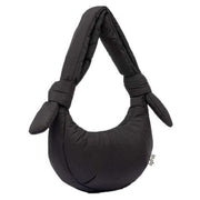 Lefrik Black Biwa Puffy Mirco Shoulder Bag