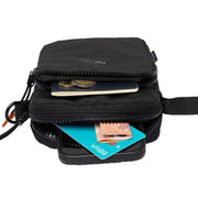 Lefrik Black Tokyo Ripstop Crossbody Bag