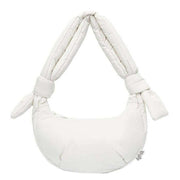 Lefrik White Biwa Puffy Mirco Shoulder Bag