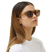 MessyWeekend Brown Rita Sunglasses