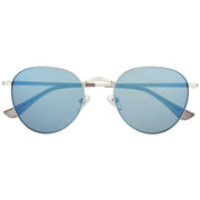 O'Neill Silver Vintage Round Metal Sunglasses