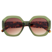 Radley London Green Oversized Hex Eye Sunglasses