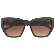 Radley London Green Square Cat Eye Cut Away Detail Sunglasses