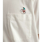 Revolution White Bicycle Regular T-Shirt