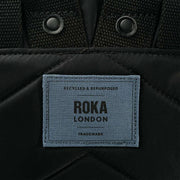 Roka Black Bantry B Small All Black Recycled Nylon Backpack